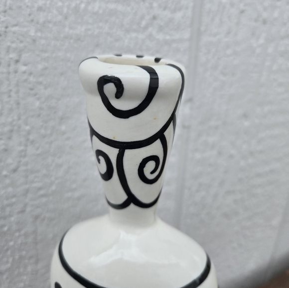 Abstract Ceramic Candlestick Decor - Picture 7 of 10